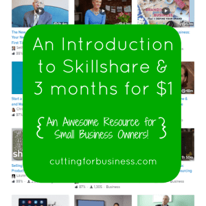 Review: Skillshare Online Classes - Great for Silhouette Cameo and Cricut small business owners - by cuttingforbusiness.com