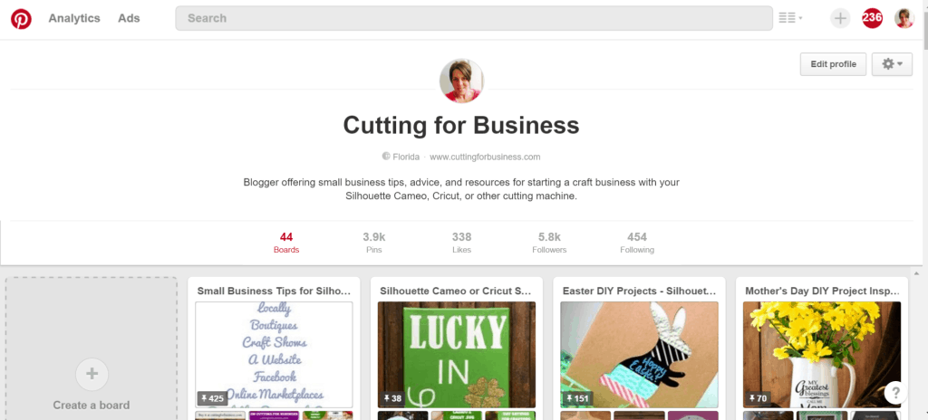 Tutorial: How to Use Pinterest in Your Silhouette or Cricut Business - by cuttingforbusiness.com