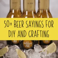 50+ Beer Sayings for DIY and Crafting - Silhouette and Cricut Crafters (Portrait, Cameo, Curio, Mint, Explore, Maker, Joy) - by cuttingforbusiness.com
