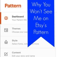 Why I won't be using Pattern by Etsy by cuttingforbusiness.com