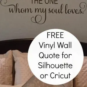 Free Commercial Use Vinyl Wall Cut File for Silhouette or Cricut - by cuttingforbusiness.com