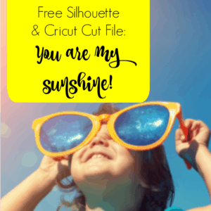 Free Commercial Use "You Are My Sunshine" Cut File for Silhouette or Cricut - by cuttingforbusiness.com