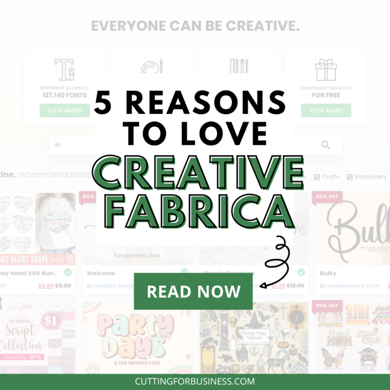 5 Reasons to Love Creative Fabrica