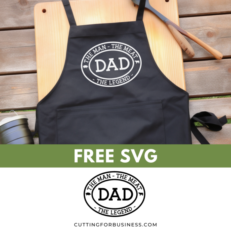 Free Father’s Day SVG – The Man, The Meat, The Legend