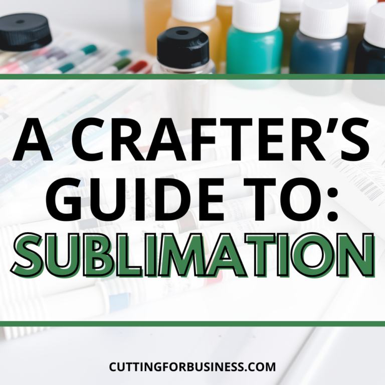 A Guide to Sublimation for Crafters