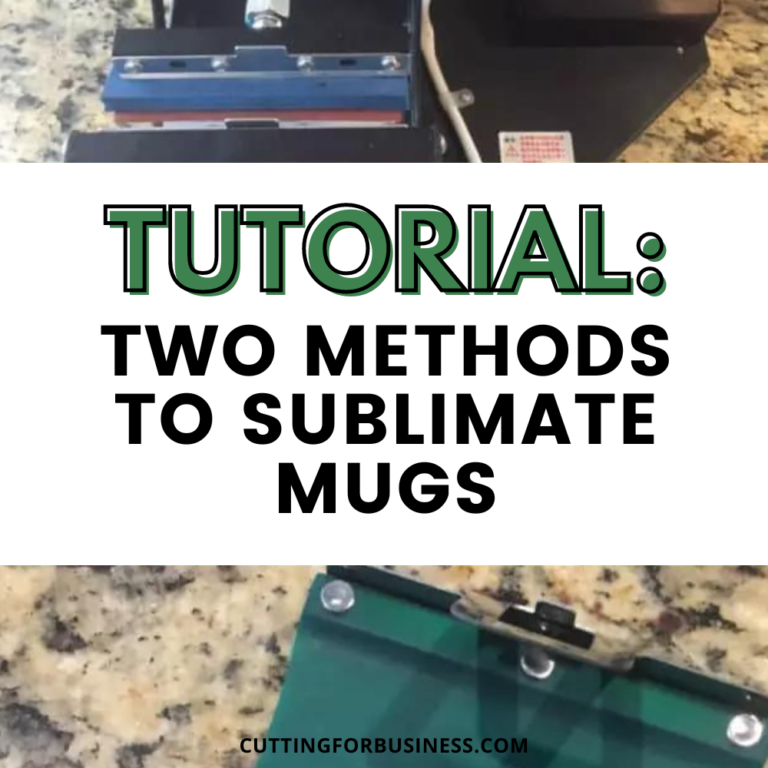 Tutorial: Two Methods to Sublimate Mugs