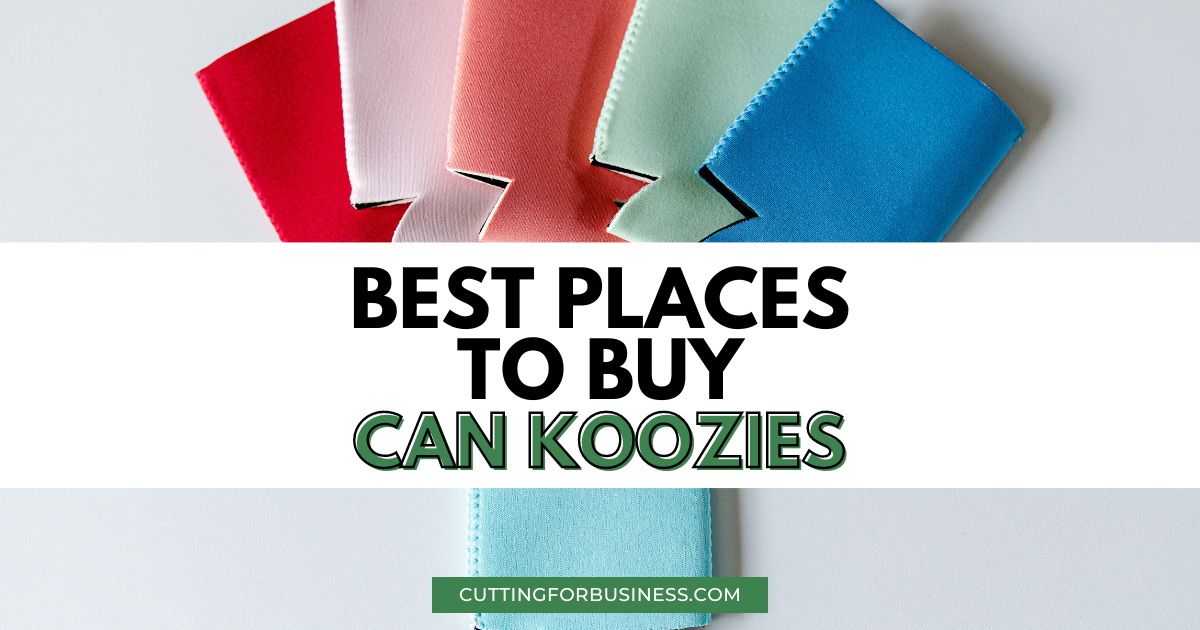 4 Best Places to Buy Blank Can Koozies Cutting for Business