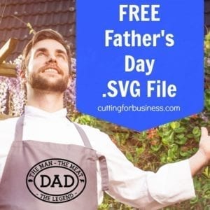 Free Father's Day BBQ .svg for Silhouette Cameo or Cricut - by cuttingforbusiness.com