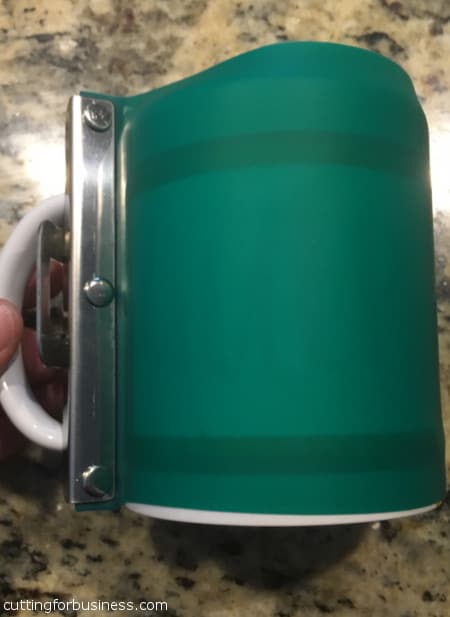 Tutorial: How to Sublimate Mugs - Two ways - A great intro for Silhouette Cameo and Cricut crafters - by cuttingforbusiness.com