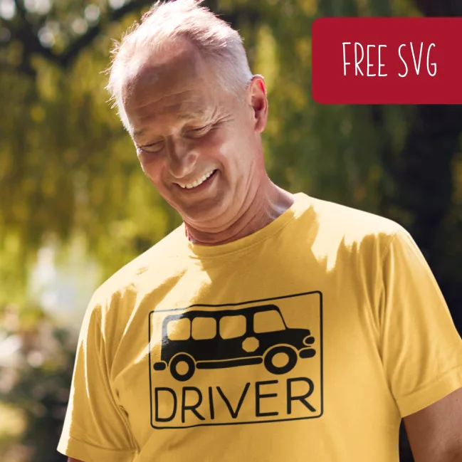 Free Back to School Bus Driver SVG Cut File for Silhouette or Cricut - (Portrait, Cameo, Curio, Mint, Explore, Maker, Joy) by cuttingforbusiness.com
