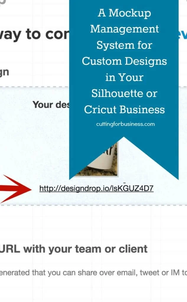 How to Easily Get Your Design Mockup to Your Customer - Great for Silhouette Cameo and Cricut Small Business Owners - cuttingforbusiness.com