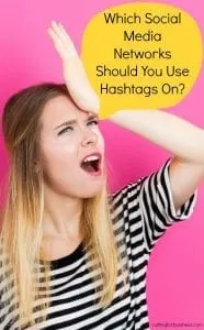 Hashtags - What Networks You Should Use Them On - Great for Silhouette Cameo and Cricut Explore Small Business Owners - cuttingforbusiness.com