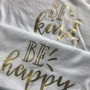 Foil on Apparel: Tutorial - Chemica Metallic for Silhouette Cameo or Cricut Crafters - by cuttingforbusiness.com