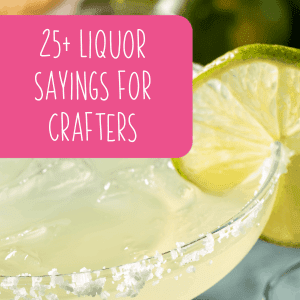 25+ Liquor Sayings for Silhouette Portrait or Cameo and Cricut Explore, Maker, or Joy Crafters - by cuttingforbusiness.com.