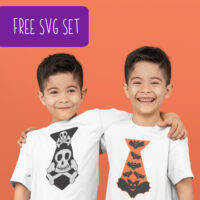 5 Free Halloween Tie Cut Files for Silhouette Cameo or Cricut Crafters - by cuttingforbusiness.com