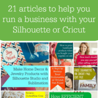 Interested in running a small business with your Silhouette Cameo 3 or Cricut Explore Air 2? Head to the Cutting for Business blog at cuttingforbusiness.com.