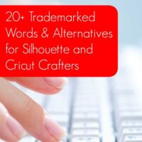 Trademark Infringements & Alternatives for Silhouette Cameo and Cricut Crafters by cuttingforbusiness.com
