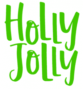 Free Christmas Cut File for Silhouette Cameo - Holly Jolly - by cuttingforbusiness.com