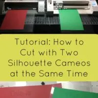 How to Cut with 2 Silhouette Cameos at the Same Time from the Same Computer - cuttingforbusiness.com