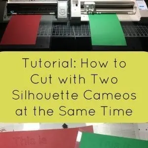 How to Cut with 2 Silhouette Cameos at the Same Time from the Same Computer - cuttingforbusiness.com