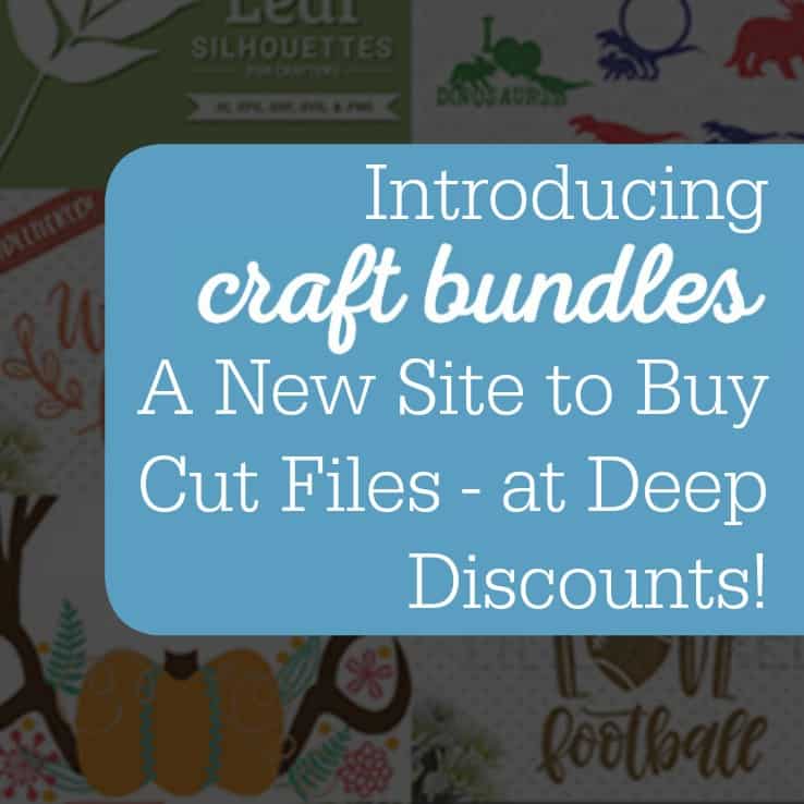 Introducing Craft Bundles - A New Site to Buy SVG and DXF Cut Files at Deep Discounts! Perfect for Silhouette Cameo, Curio, Mint, and Cricut Explore users. By cuttingforbusiness.com.