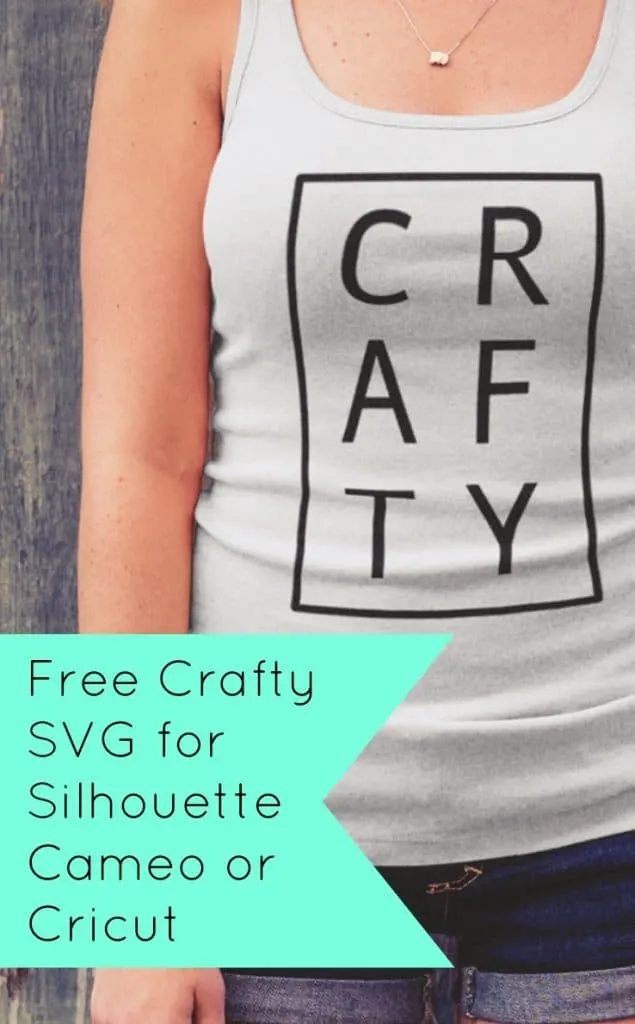 Free Crafty SVG for Silhouette Cameo or Cricut Explore - By cuttingforbusiness.com