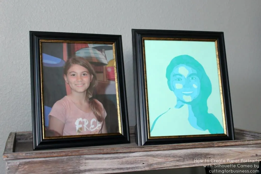 Tutorial: DIY Paper Portrait Project Idea with Silhouette Cameo - by cuttingforbusiness.com