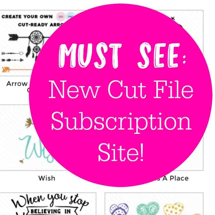 New (Cheap!) Subscription Service for Silhouette Cameo and Cricut Cut Files by cuttingforbusiness.com.