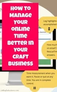 How to Be More Productive in Your Home Craft Business - Great for Silhouette Cameo and Cricut Explore Crafters - by cuttingforbusiness.com.