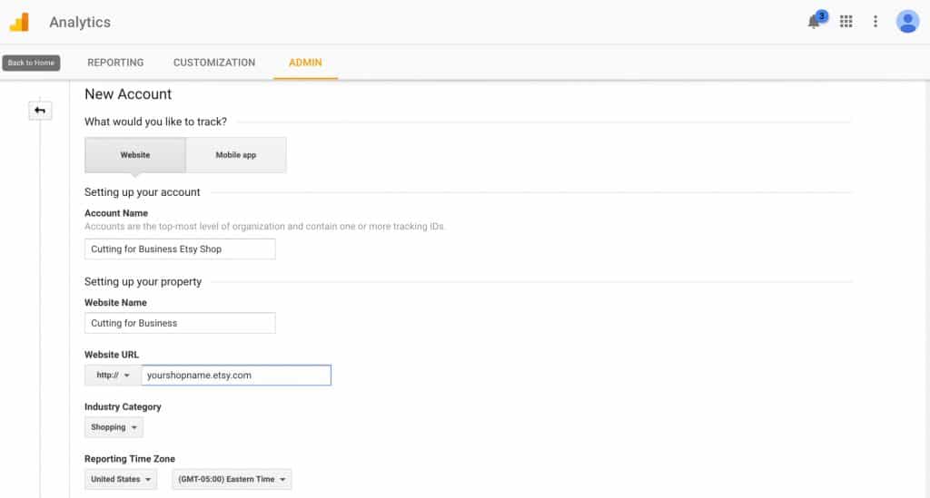 How to Connect Google Analytics to Your Etsy Shop - Perfect for Silhouette Cameo or Cricut small business owners - by cuttingforbusiness.com