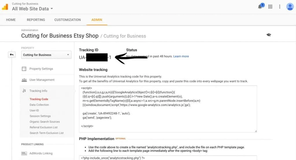 How to Connect Google Analytics to Your Etsy Shop - Perfect for Silhouette Cameo or Cricut small business owners - by cuttingforbusiness.com