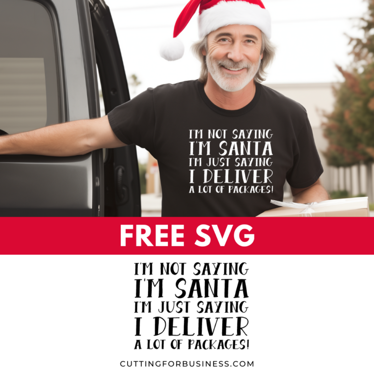 Free Delivery Driver Christmas SVG (USPS, FedEx, DHL, Amazon, UPS)