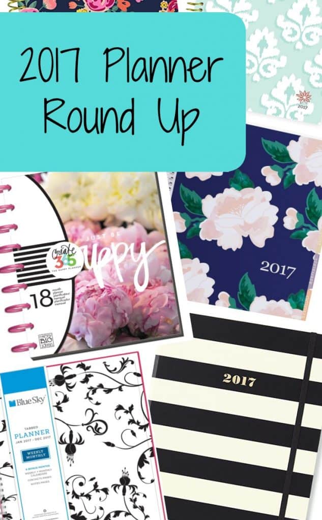 2017 Planner Round Up - Choose a planner that you will use in 2017 - by cuttingforbusiness.com