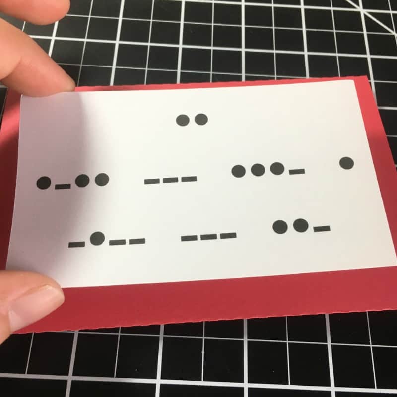 DIY Morse Code Valentine's Cards for Silhouette Cameo (Includes free cut files!) by cuttingforbusiness.com