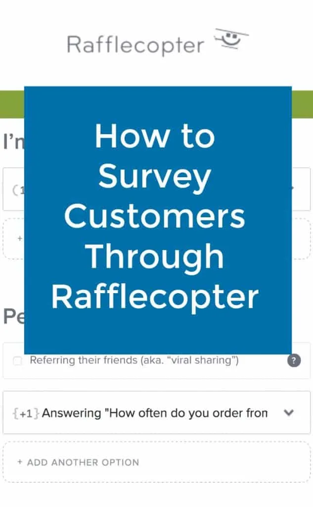 How to Survey Customers Using Rafflecopter. Perfect for Silhouette Cameo or Cricut small business owners. By cuttingforbusiness.com.