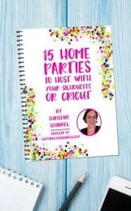 partiesfeatNew Book: 15 Parties to Host with Your Silhouette Cameo or Cricut - by cuttingforbusiness.com