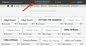 Introducing Fontcloud - An awesome tool for font lovers, Silhouette Cameo and Cricut Explore crafters, and designers. Tutorial by cuttingforbusiness.com.
