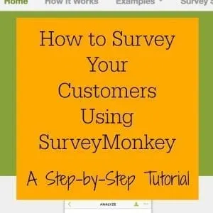 How to Survey Customers Using SurveyMonkey - Great for Silhouette Cameo or Cricut small business owners - by cuttingforbusiness.com