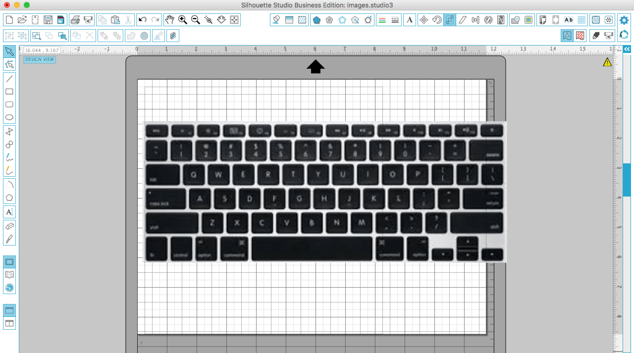 diy macbook keyboard skin with silhouette cameo by