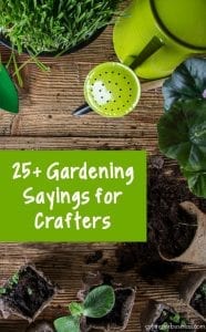25+ Gardening Sayings for Silhouette Cameo or Cricut Explore Small Business Crafters - by cuttingforbusiness.com