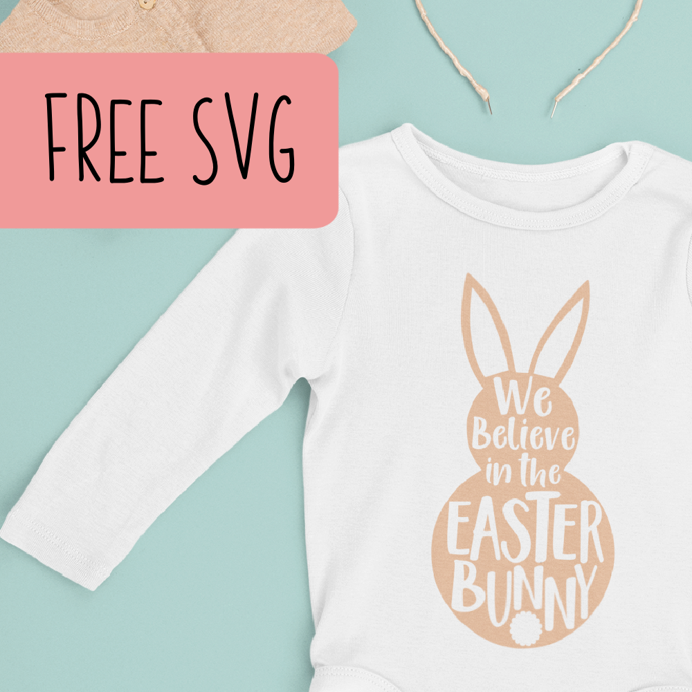 Free Easter Bunny SVG Cut File - Cutting for Business