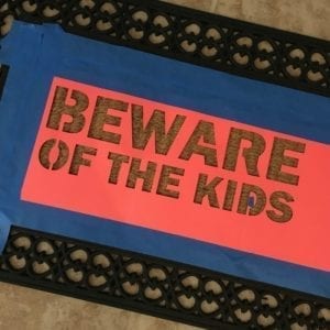 Coir Doormats - A Profitable Spring Silhouette Cameo or Cricut Explore Product - by cuttingforbusiness.com