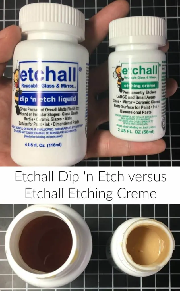 How to Etch Glassware with etchall dip n etch - Caught by Design