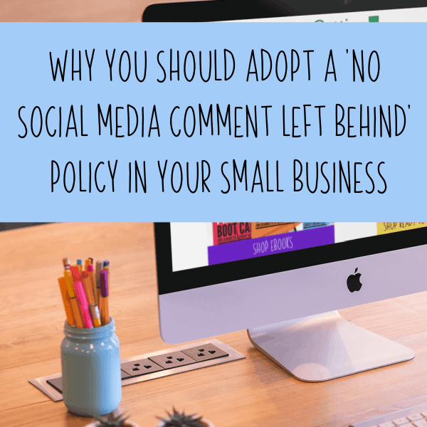 Build business relationships through a 'No Social Media Comment Left Behind' Policy in Your Craft Business - by cuttingforbusiness.com.