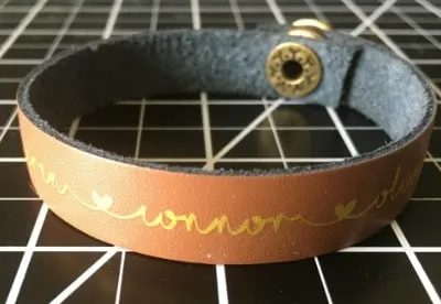 Tutorial: Craft Perfect Heat Transfer Vinyl on Leather - by cuttingforbusiness.com