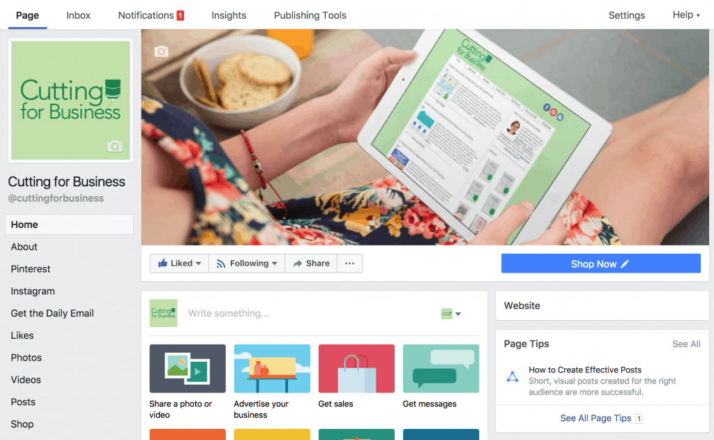 Tutorial: How to Correctly Size Your Facebook Cover Photo for Silhouette Cameo or Cricut Businesses - by cuttingforbusiness.com