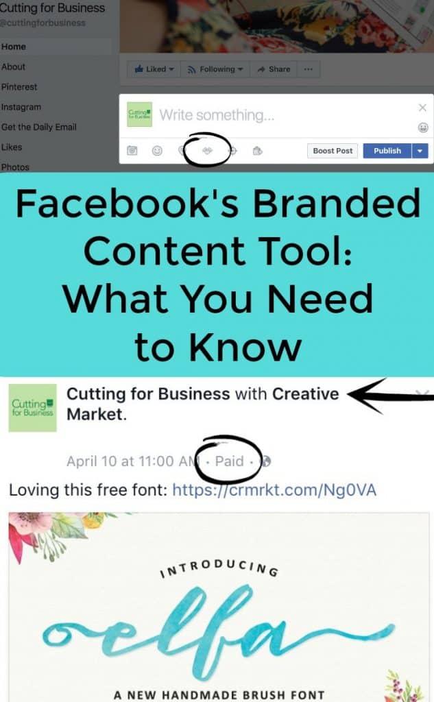 Policy Change: Facebook and Affiliate Programs - Branded Content Tool - by cuttingforbusiness.com