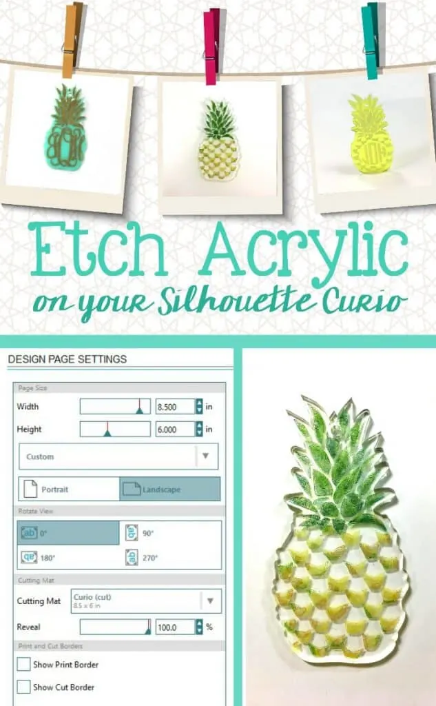 Tutorial: Etch Acrylic with your Silhouette Curio - by cuttingforbusiness.com