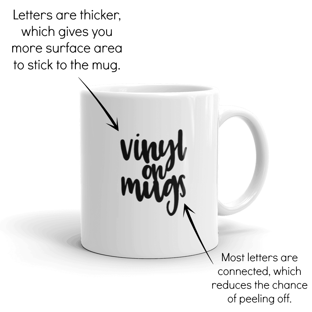 How to Design Smarter on Vinyl on Cups, Tumblers, and Mugs - Cutting for  Business