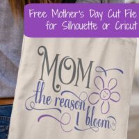 Free Commercial Use Mother's Day Cut File for Silhouette or Cricut - by cuttingforbusiness.com
